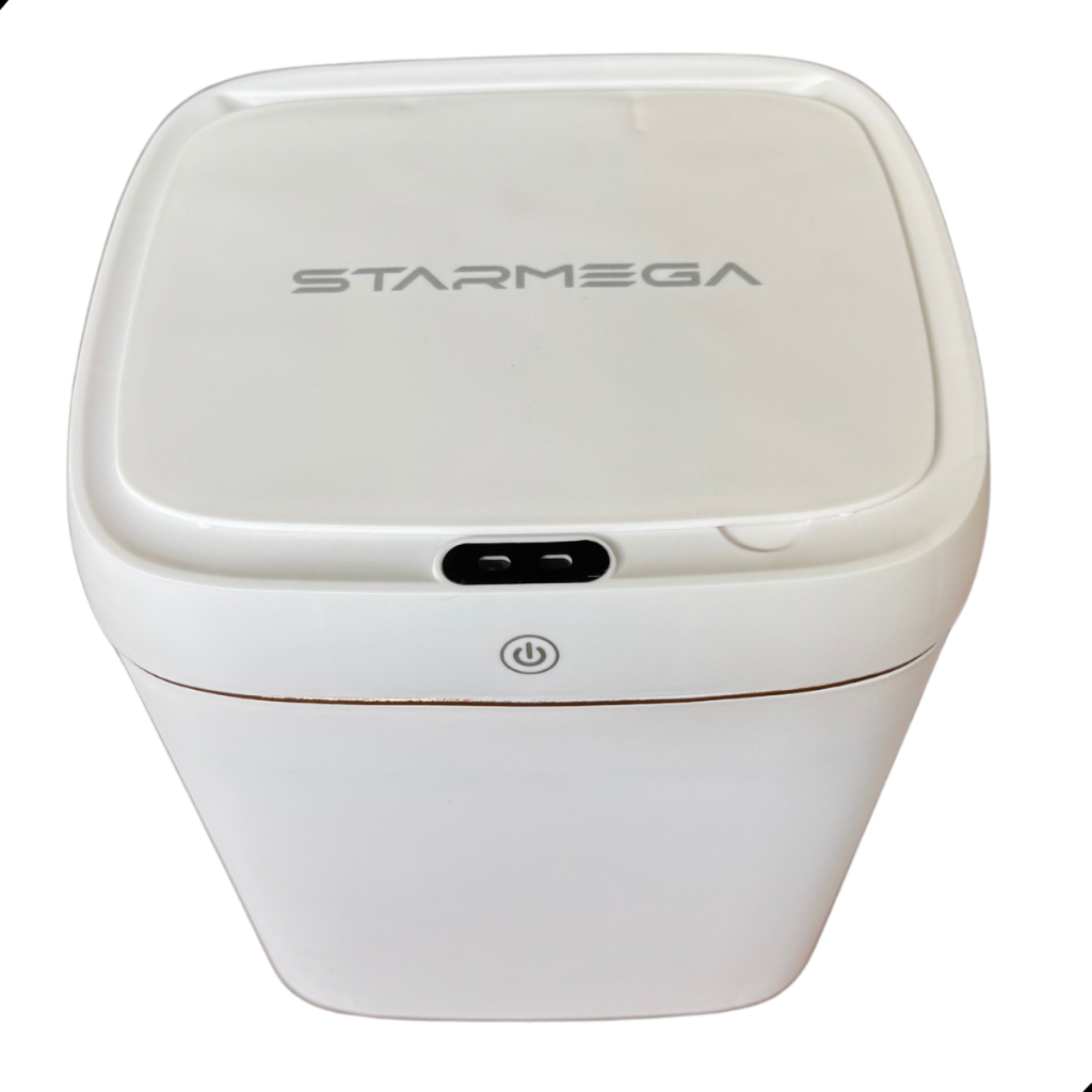 Lixeira Automática Com Sensor Inteligente  14l Branco Super moderna e elegante