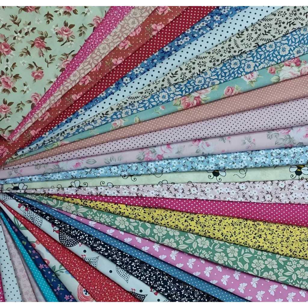 Tecidos Tricoline 100% algodão grande variedade