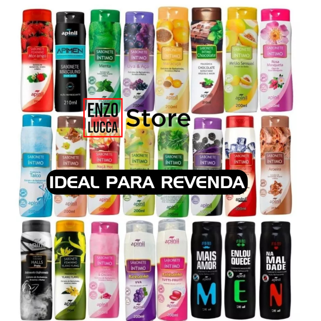 Kit 10 Sabonetes Íntimos Apinil