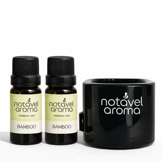 Kit Difusor Elétrico Aromas Casa Perfumada + 2 Essências Puras Concentradas 10 ML