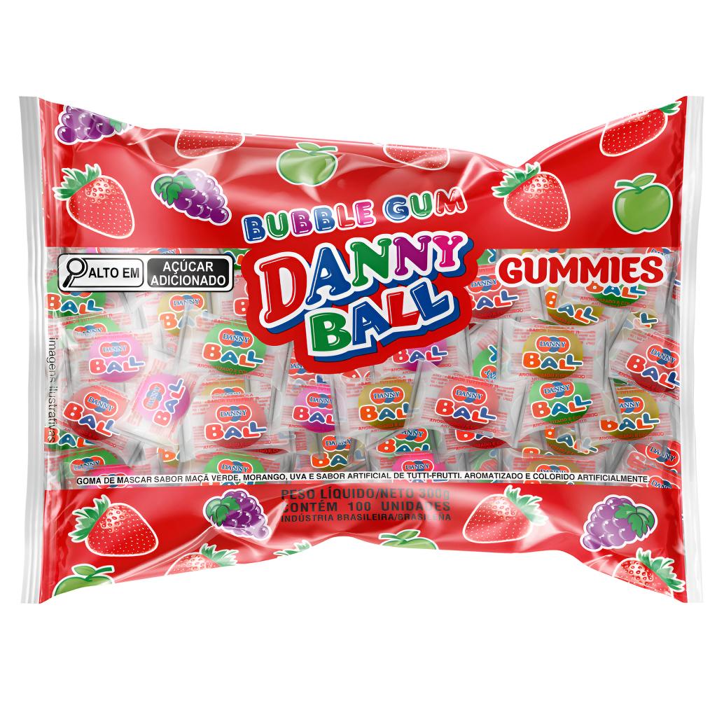 CHICLE DANNY BALL 300G SORTIDAS 100 UN