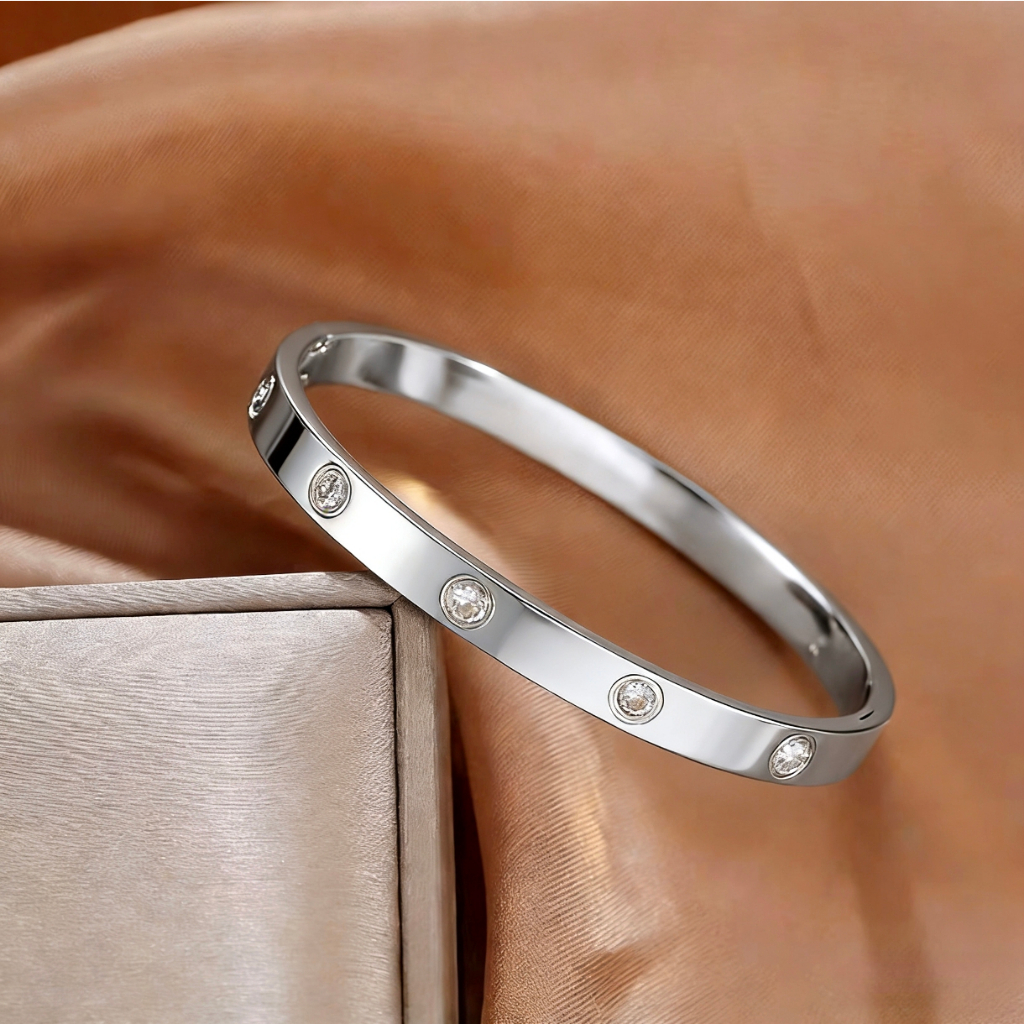 Detalhes do Pulseira Aberta de Aço inoxidável Pulseira Estilo Coreano