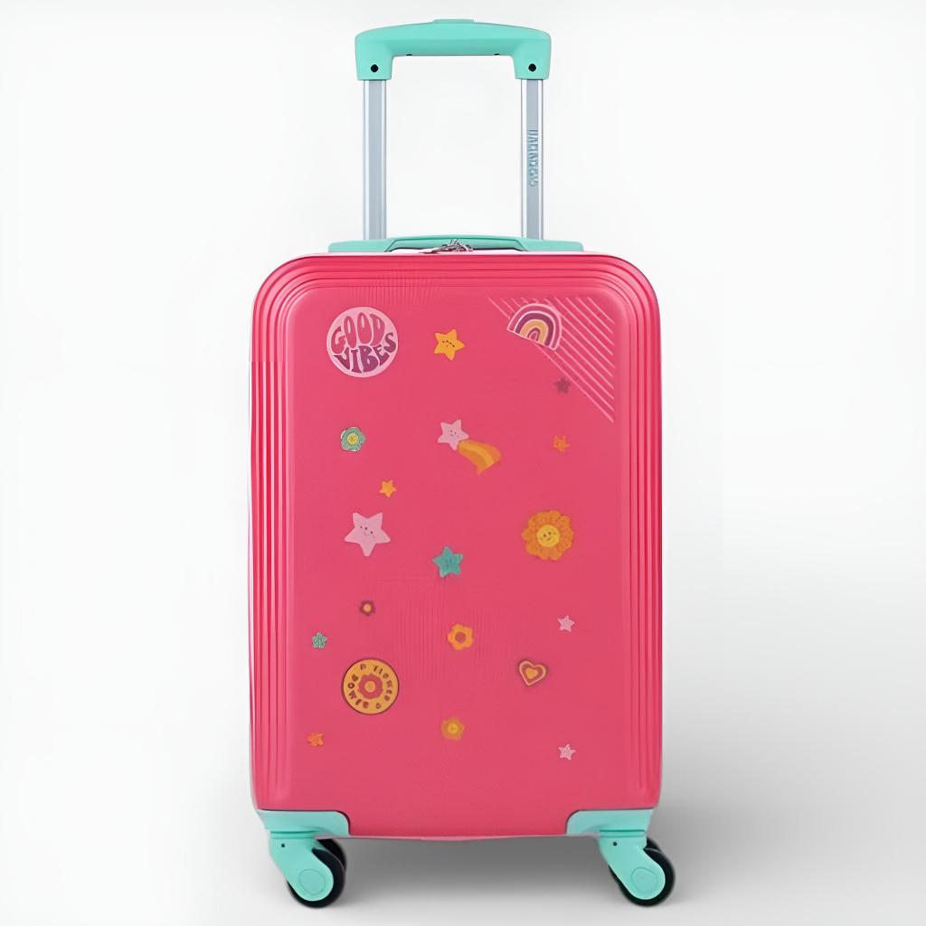 Mala de Viagem Infantil Bagaggio 20 Polegadas - Rosa em Oferta na Shopee