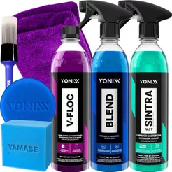 Kit Shampoo V-Floc pH Neutro Cera Blend Spray Sintra Fast Vonixx