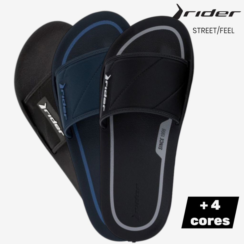 Chinelo Masculino Rider Slide Street Original em Oferta na Shopee