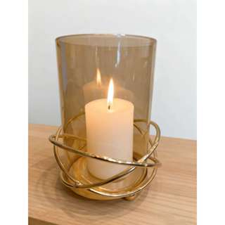 Porta Velas Castiçal e Suporte de Vidro para Vela de 7 Dias Dourado Antichamas para Oratório em Oferta na Shopee