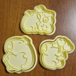 Cortadores de Biscoito Capivara – Kit Forminhas para Confeitaria e Massa Decorada 🧸✨