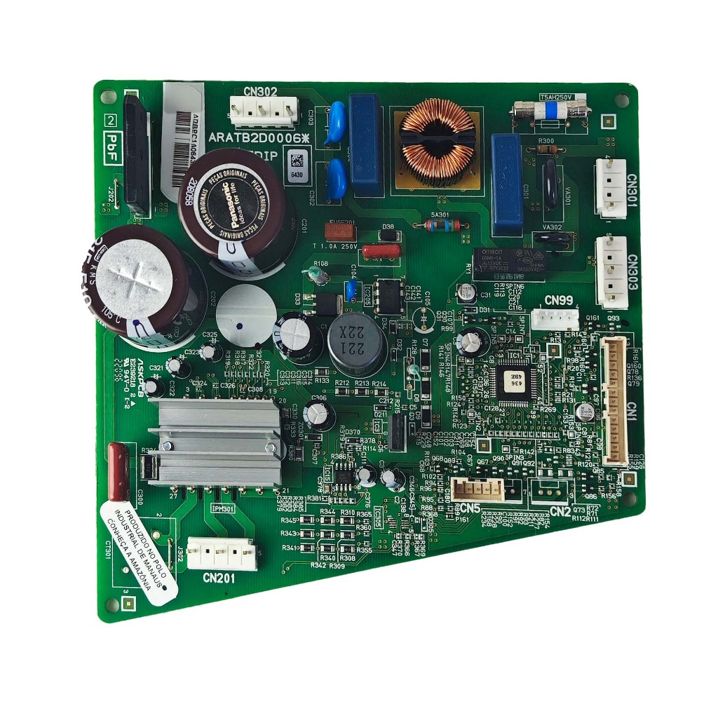Placa Principal Para Refrigerador Panasonic NR-BT43PV1TA ARBPC1A06430 110v 127v Original Novo Nf