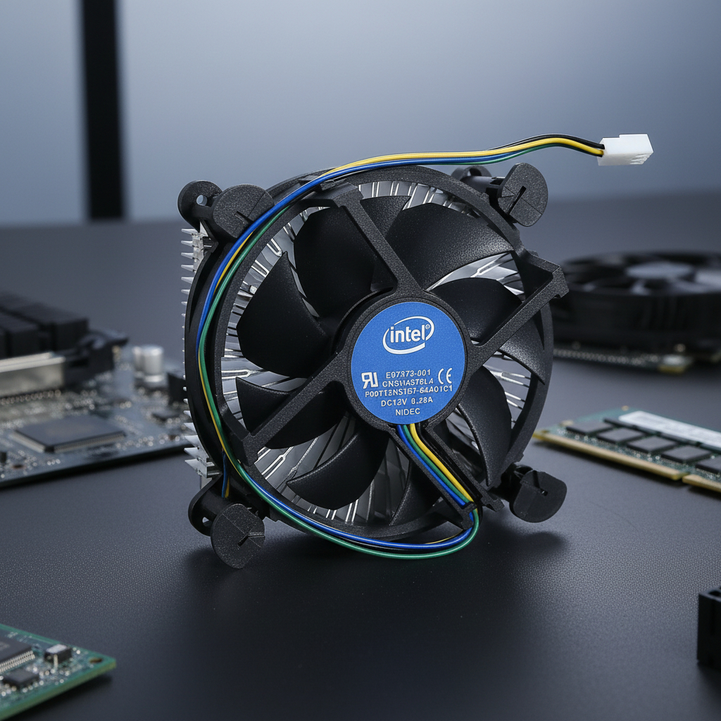 Cooler Processador Intel LGA 775 1156 1155 1150 1151 1366 1200 1700 2400RPM Silencioso para CPU PC