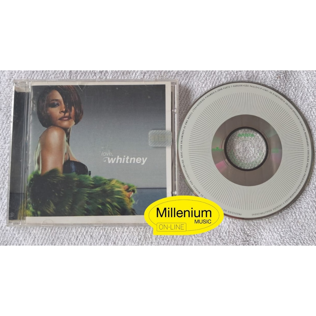 CD Whitney Houston  Love, Whitney Coletânea De Sucessos 2001 Original Gravadora Colecionador Ótimo Estado