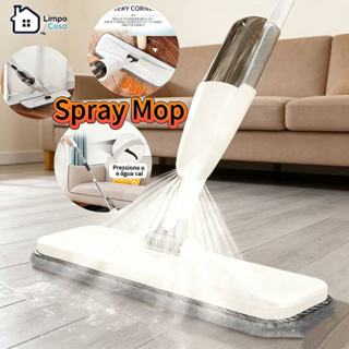 Mop de superfície plana Premium Spray (com reservatório) - Refil altamente eficaz. em Oferta na Shopee