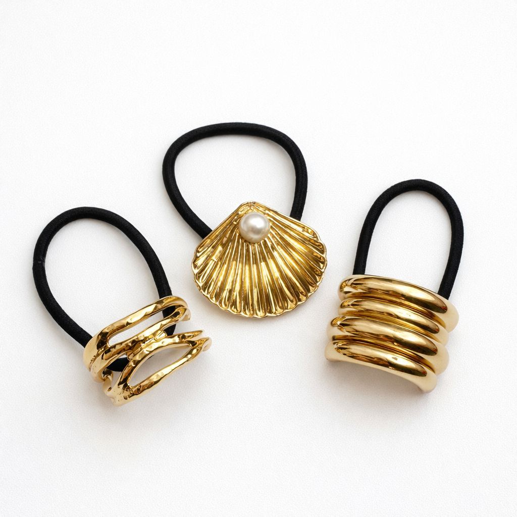 Kit 3 Xuxinhas Rabico de Cabelo c/ Acessório