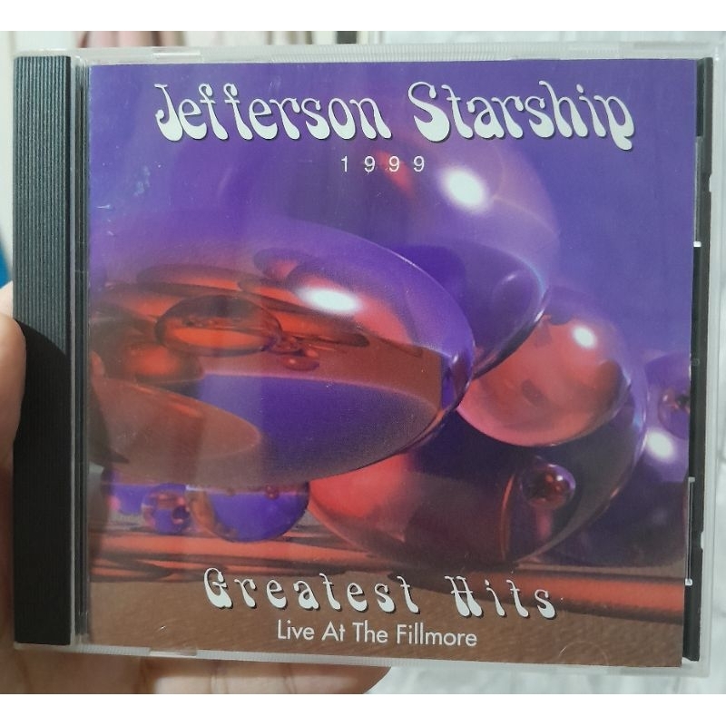 CD JEFFERSON STARSHIP- GREATEST HITS LIVE AT FILLMORE 1999.
