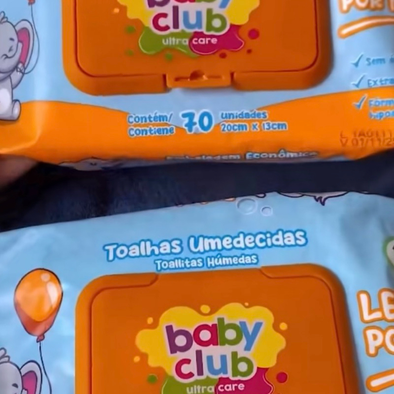 LENÇO UMEDECIDO BABY CLUB (PROMOÇÃO)