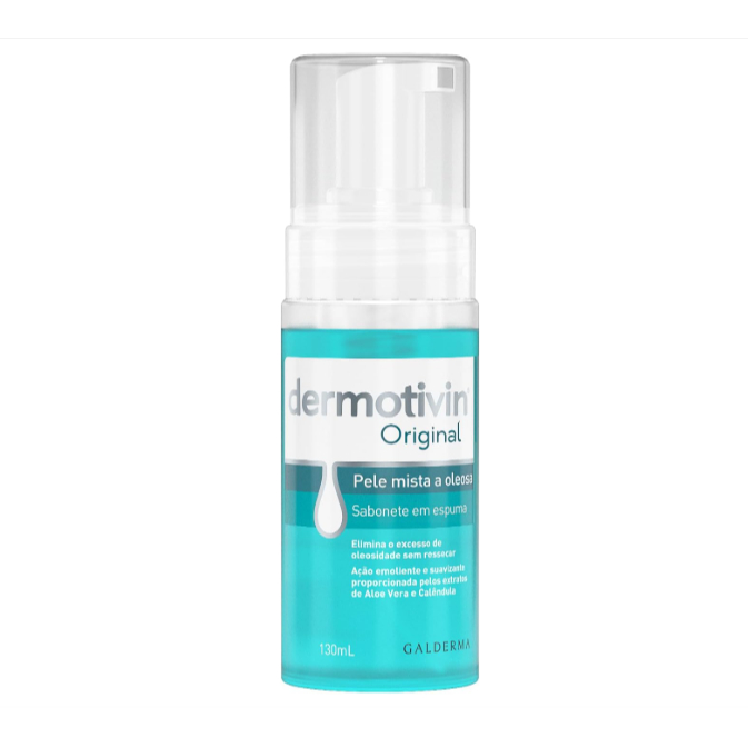 Dermotivin Espuma De Limpeza Facial Original 130ml