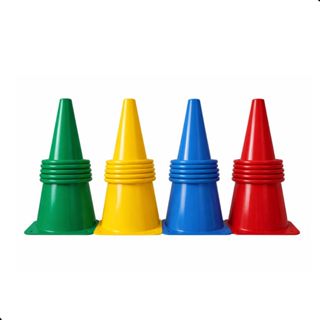 4 Cones Com 24 Argolas - Colorido em Oferta na Shopee
