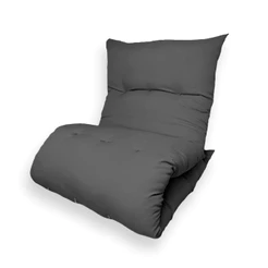Colchonete Futon 170x60cm Colchão Solteiro Dobrável Decorativo Diversas Cores