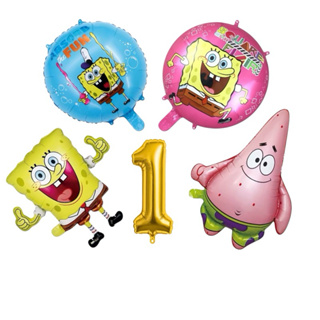 kit C/5 Balão Metalizado Bob Esponja/Patrick em Oferta na Shopee