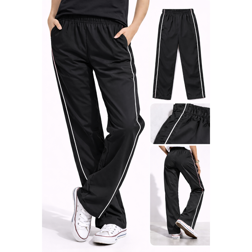 Calça Tactel Forrada Feminina - Uniforme Escolar Confortável Leve Dia a Dia Casual em Oferta na Shopee