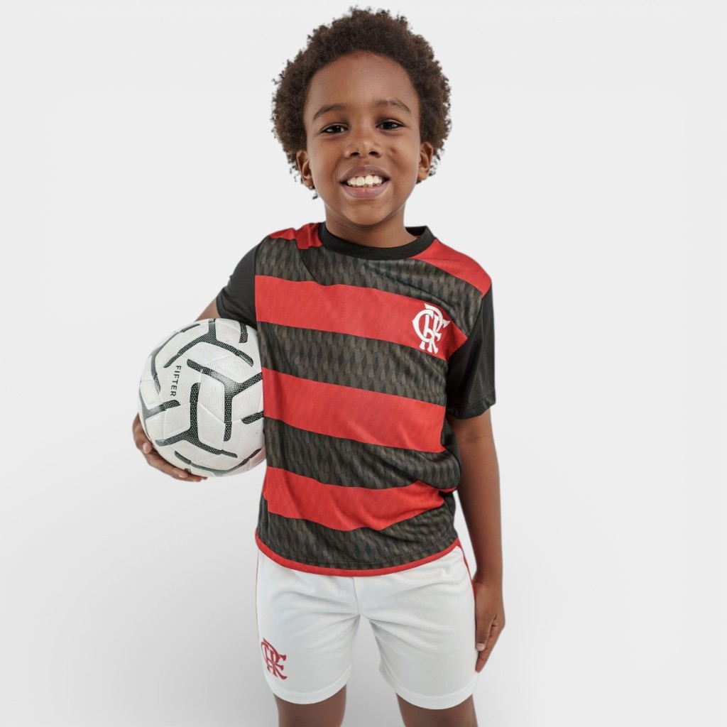 Kit Mini Craque Toy Flamengo Infantil - Vermelho e Preto em Oferta na Shopee