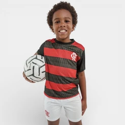 Kit Flamengo Mini Craque Toy Infantil - Vermelho e Preto