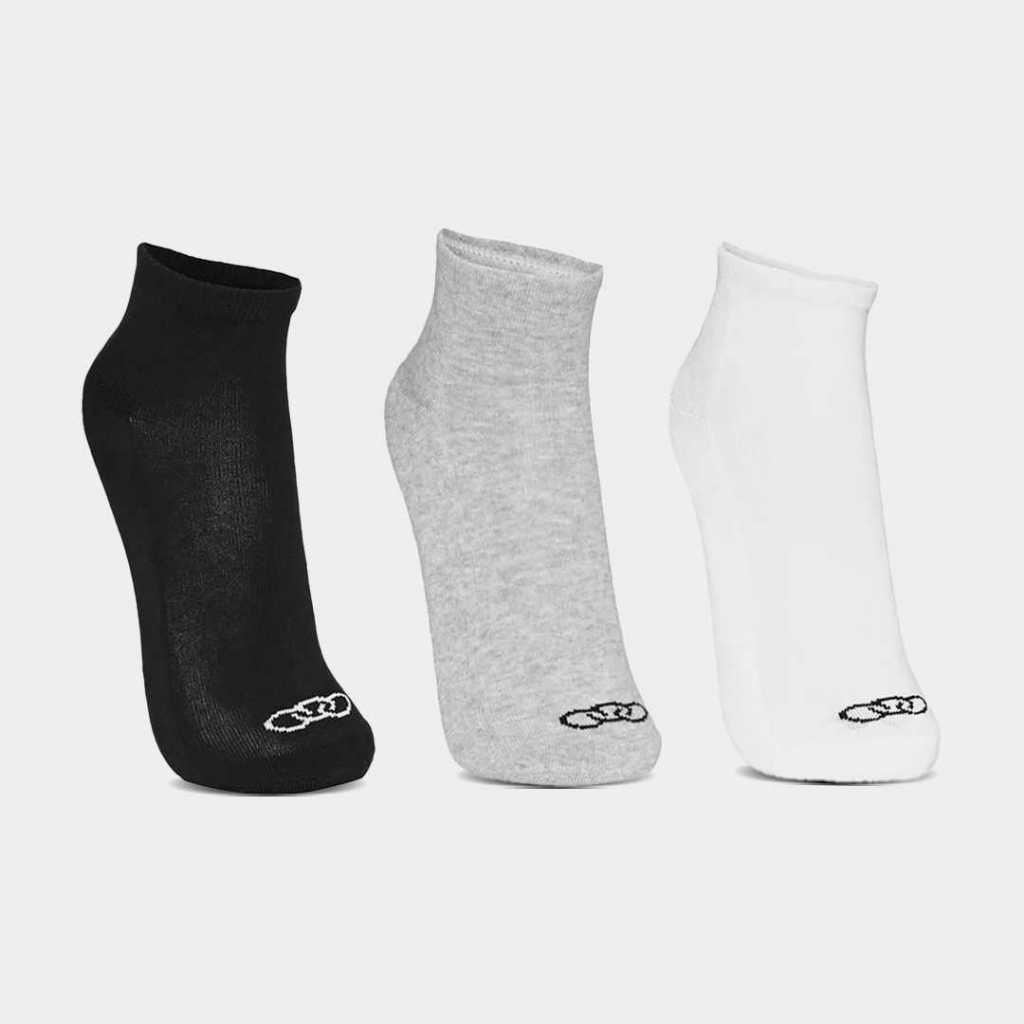 Meia Olympikus Cano Curto Kit Com 3 Pares Unissex 81919/81920 em Oferta na Shopee