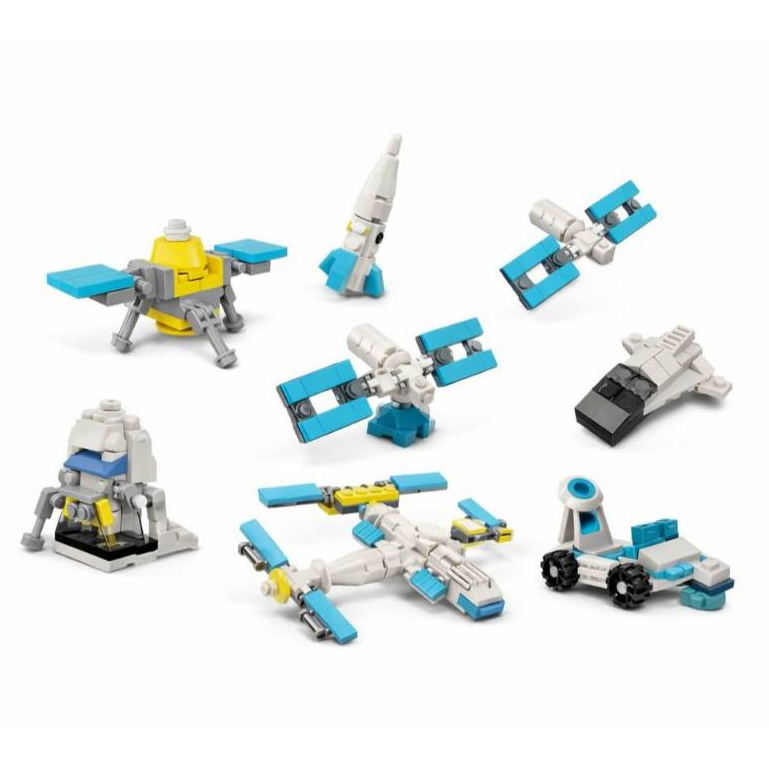 Blocos de Montar Espaço Mini Peças Art Brink 1, 2 ou 3 Unidades/+ 5 anos
