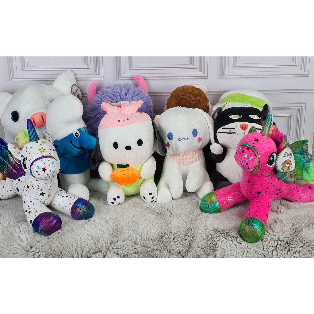 Pelúcia Variadas Sortidas Pequenas Médias Brinquedo Boneca Kids Kawaii Fofo