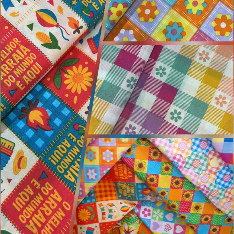 Tecido Chita/Chitinha/Chitão 100% Poliéster (venda a partir de 50 cm x 1,40 mt largura).Estampados em Oferta na Shopee
