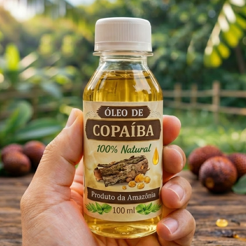 Óleo de Copaíba Puro 100ml Natural Original Direto da Amazônia
