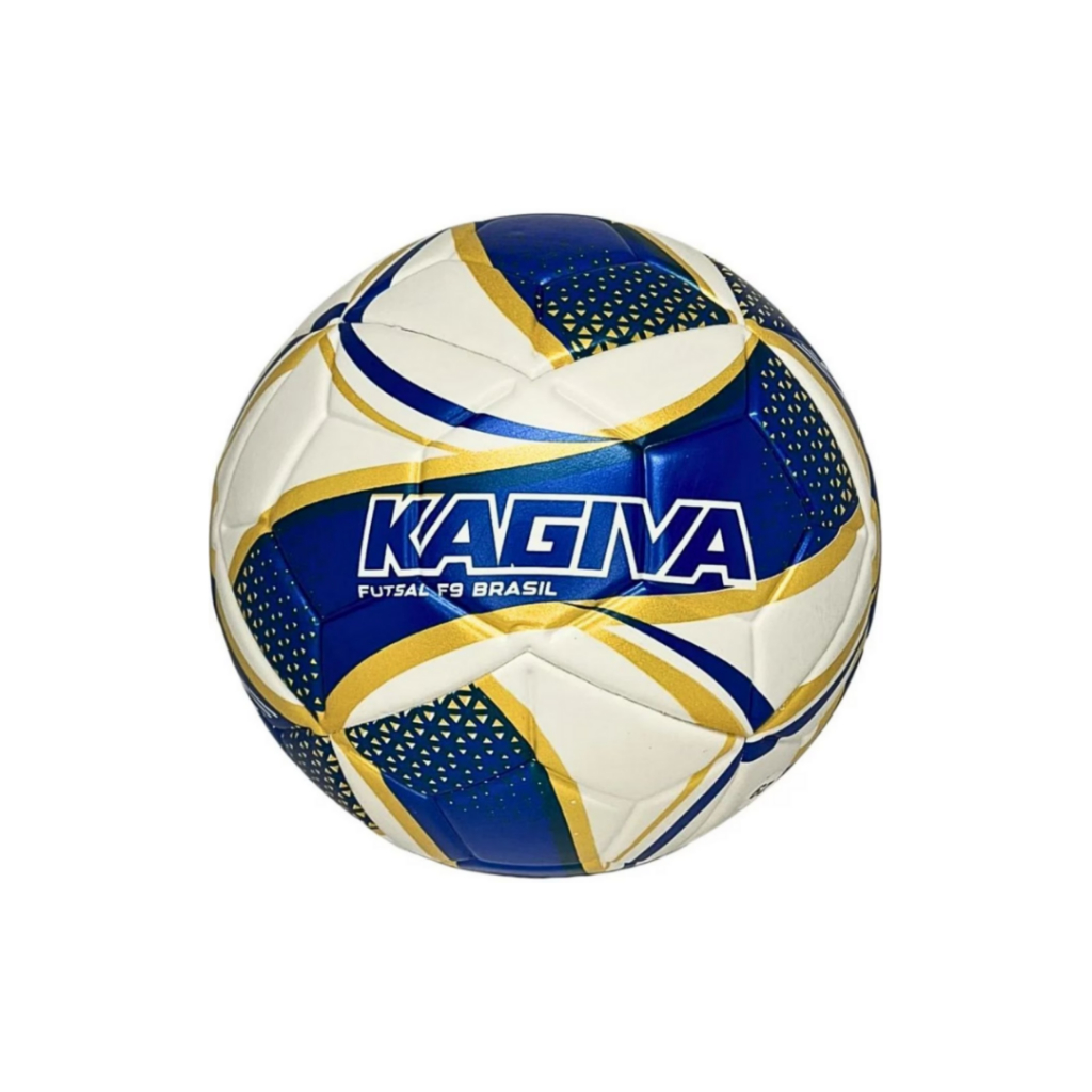 Bola Futsal Kagiva F5 Brasil Sub 09 Cor Azul/dourado