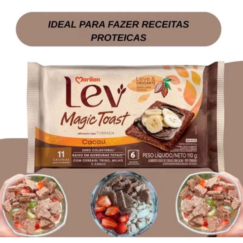 Torrada marilan magic toast sabores 110g
