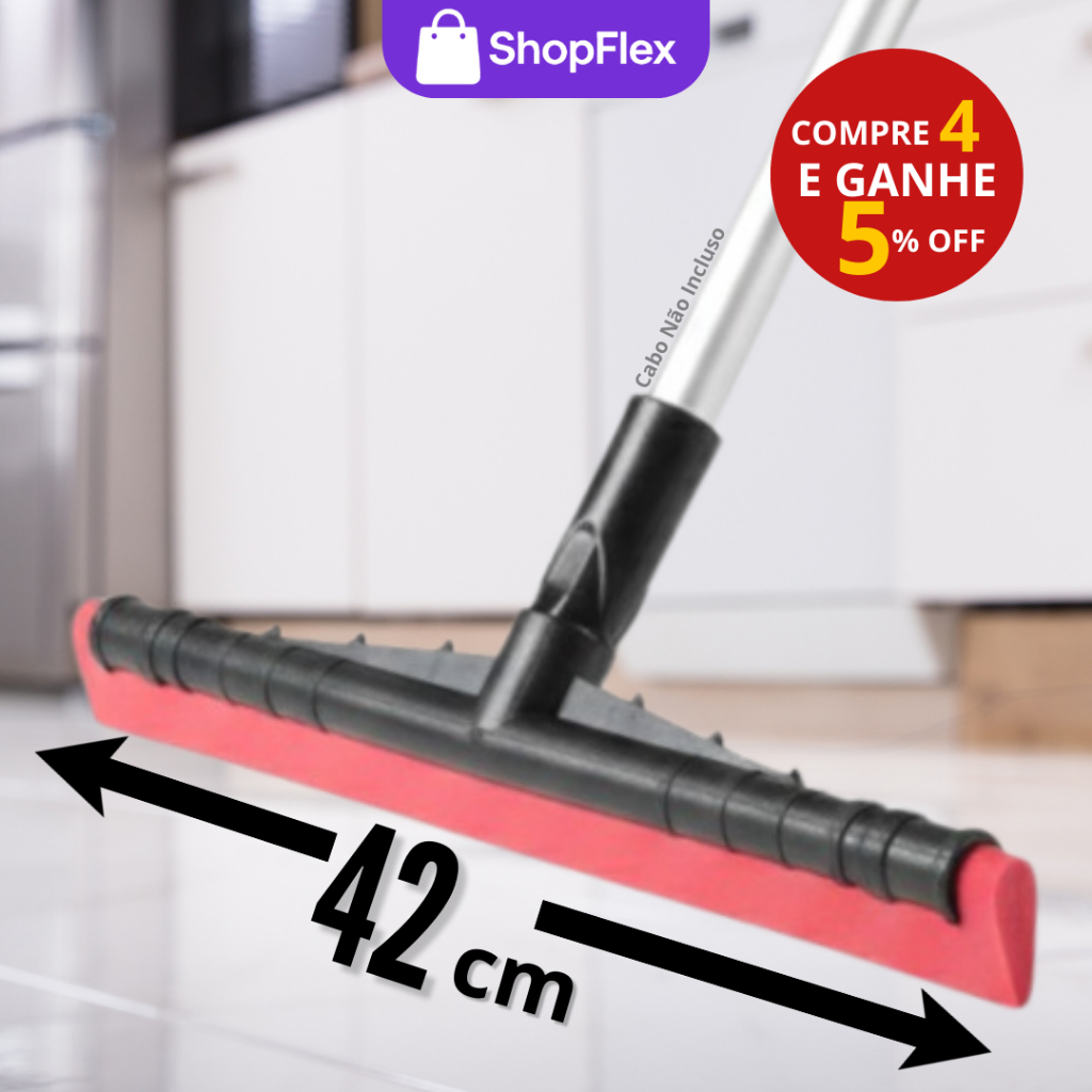Kit Rodo de Limpeza de Chão Grande - sem cabo 1 , 2 , 3 , 4 e 5 Unidades em Oferta na Shopee