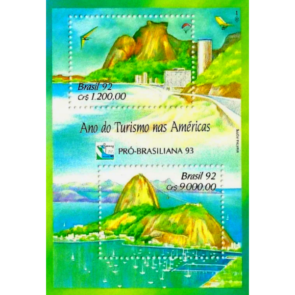 B - 093 - ANO DO TURISMO NAS AMÉRICAS PRÓ-BRASILIANA 93
