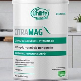 Citramag - Citrato de Magnésio em pó 300 g | Unilife em Oferta na Shopee