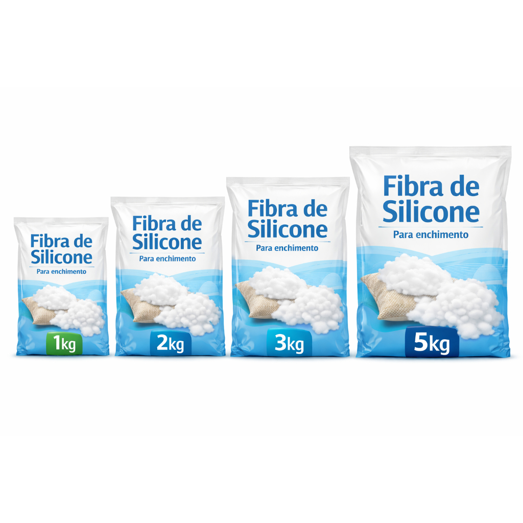 Fibra Siliconizada HCS Oca Premium Para Enchimento 1 Kg - 2 Kg - 3 Kg  MEGA PROMOÇÃO