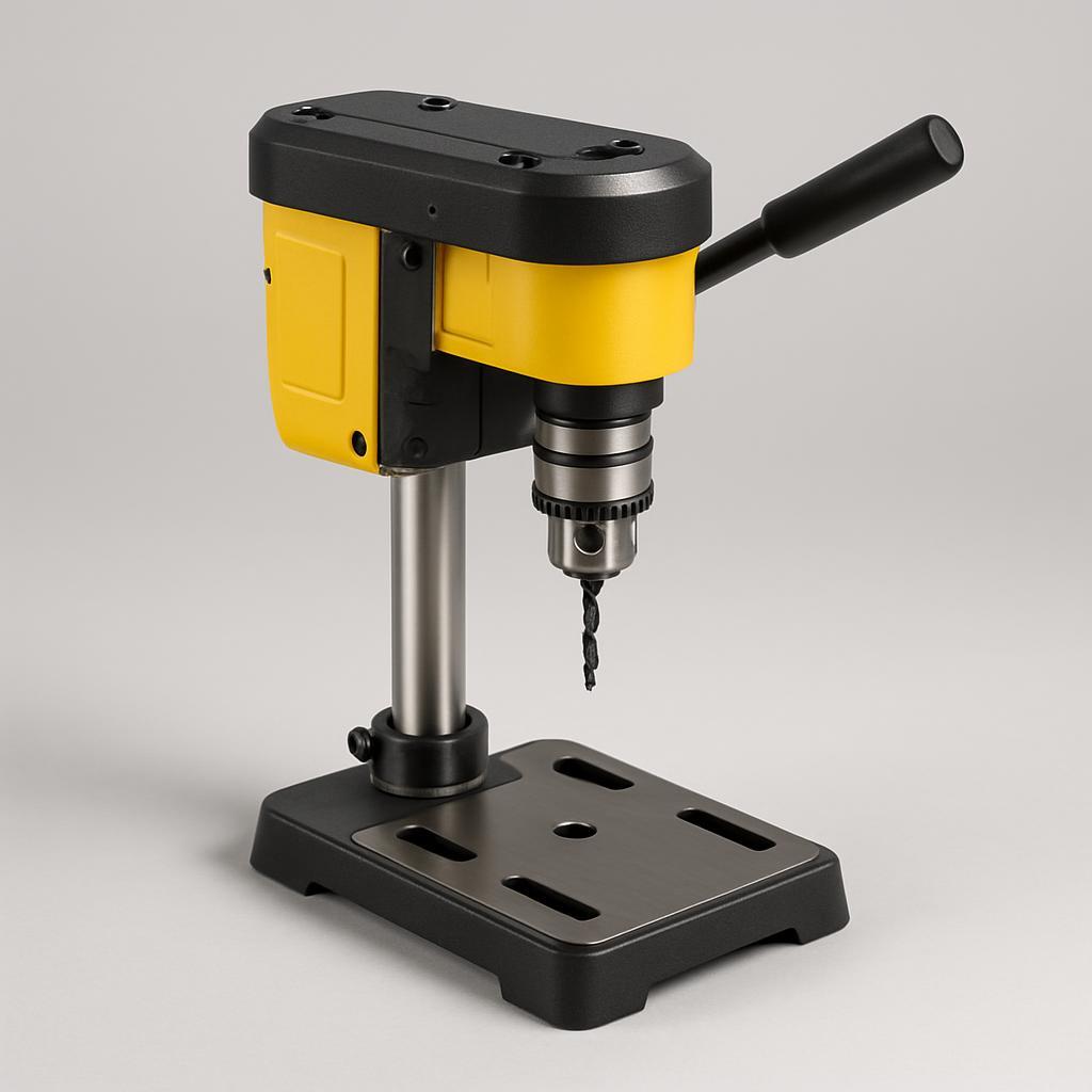 Mini Furadeira de Bancada Bivolt 2800RPM com LED e Mandril 6,5mm para Madeira Alumínio Ferro Soprador e Aspirador