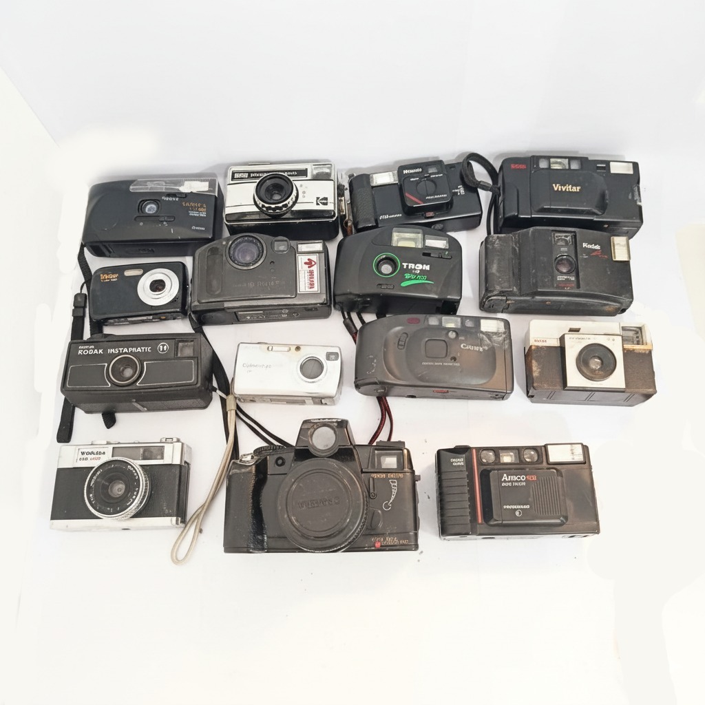 Câmera Fotográfica Usada – Para Conserto ou Decoração (Leia a Descrição)