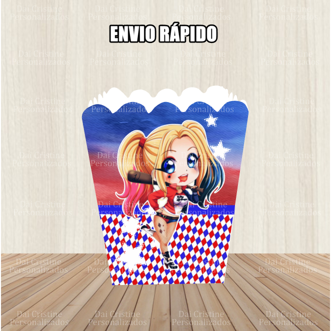 kit Cachepô Centro de Mesa Arlequina Personalizado Alerquina Vermelha  Cachepot  Pronta Entrega