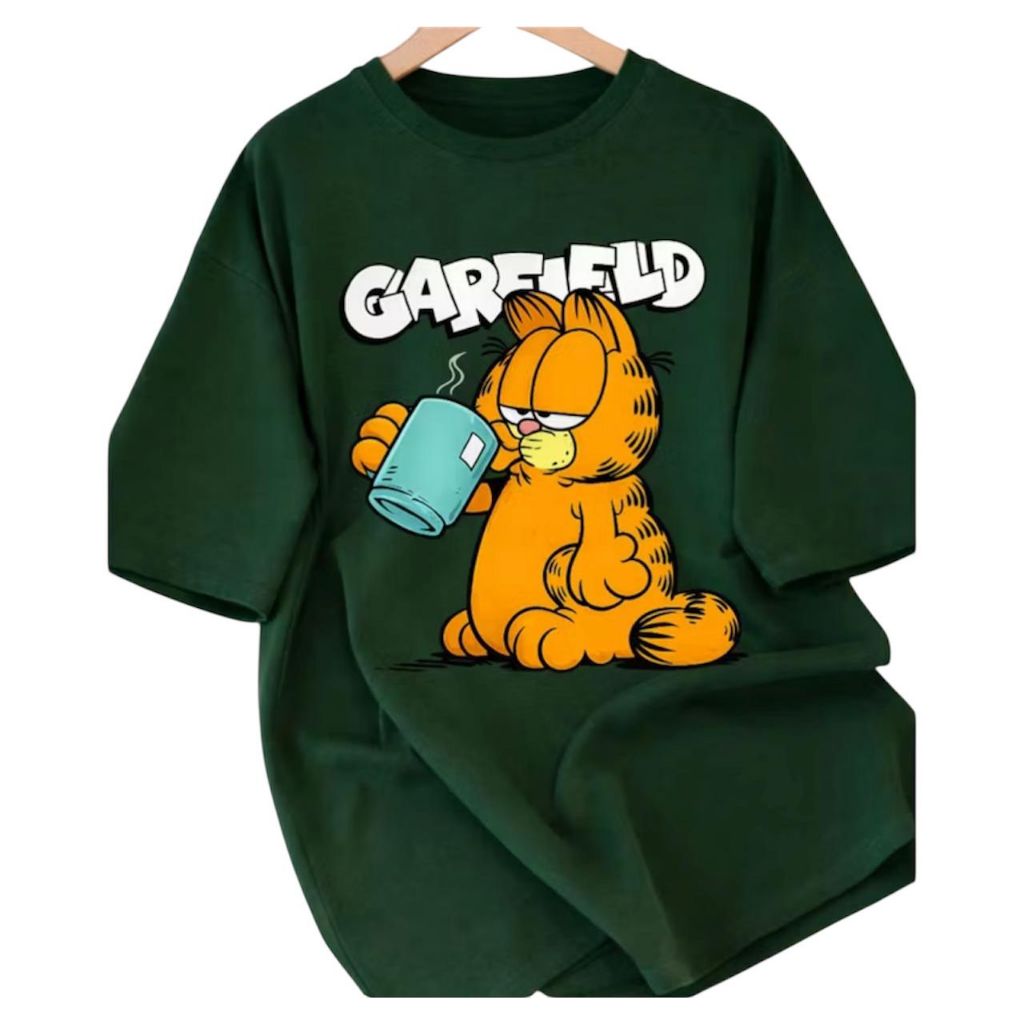 Camiseta Feminina Masculina UNISSEX Academia Treino GARFIELD 100% Algodão