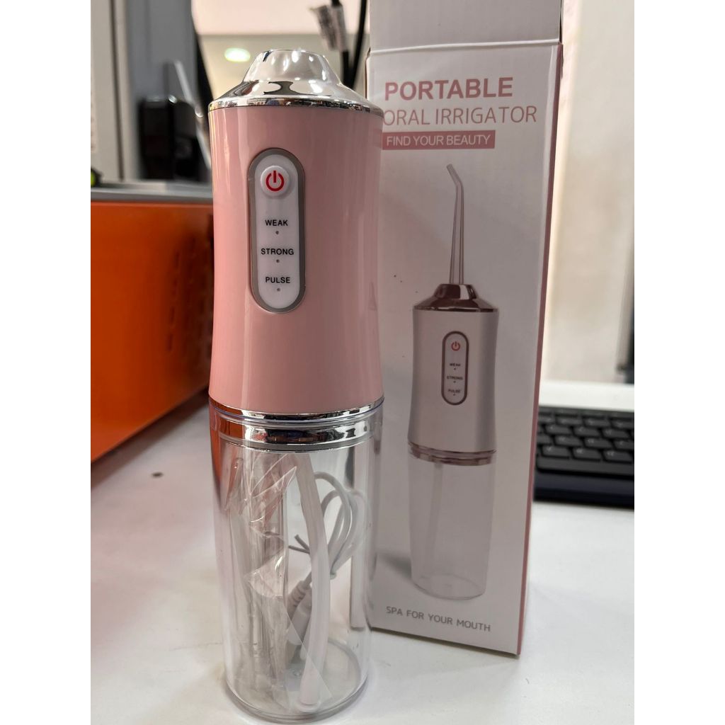 Irrigador Bucal Eletrico Oral Limpeza Profunda Higienizador Bocal A Jato Portatil Supersonico 3 Modos Diferentes Tanque