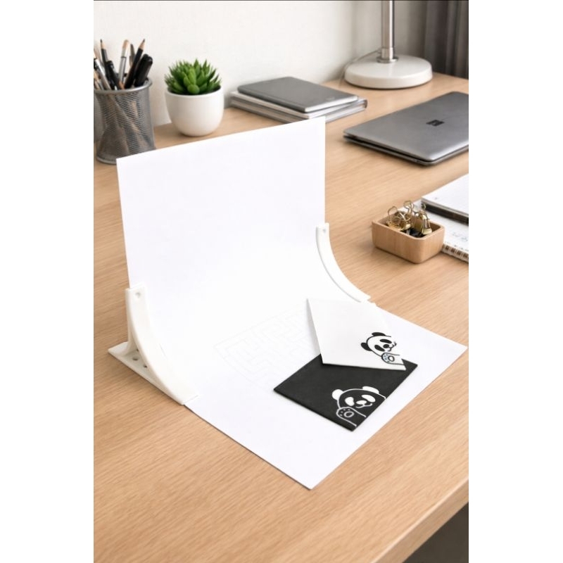 Suporte Curvo para Fundo Fotográfico – Mini Estúdio para Produtos