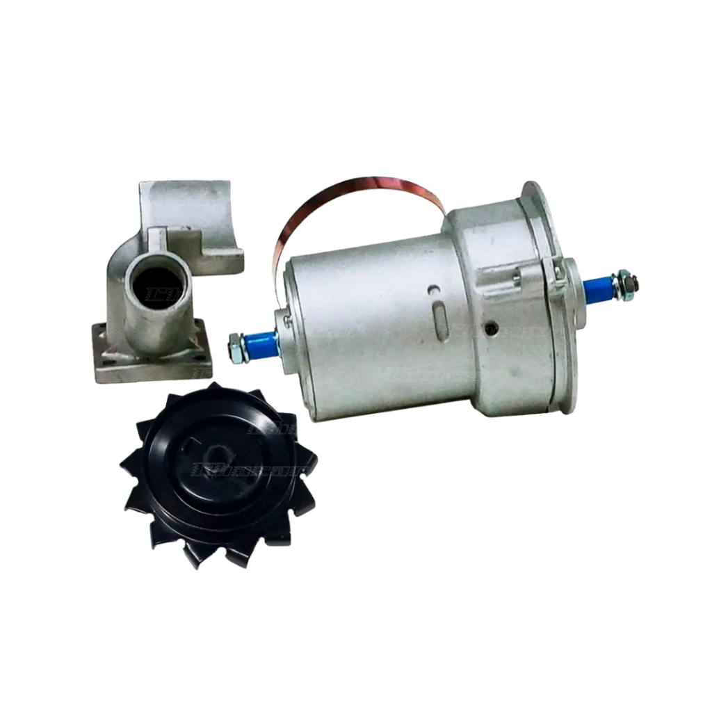 KIT COMPLETO Alternador 55A Fusca/Brasília/Kombi Modelo Bosch (c/ Suporte, Cinta e Polia)