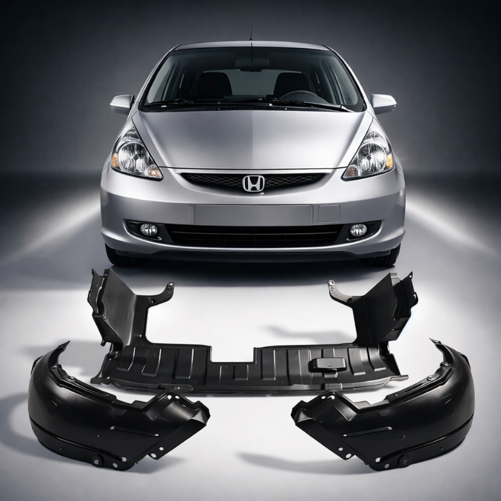 Par Parabarro Lameiro e Defletor Para Honda Fit 2003 A 2008 em Oferta na Shopee