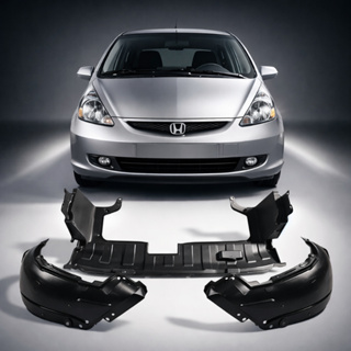 Par Parabarro Lameiro e Defletor Para Honda Fit 2003 A 2008 em Oferta na Shopee