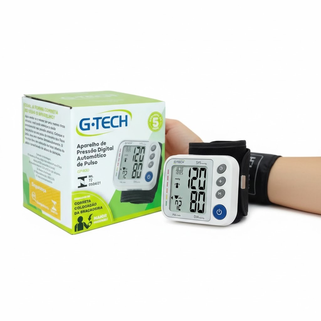 Aparelho de Pressão Digital Pulso Acuumed GTech GP400