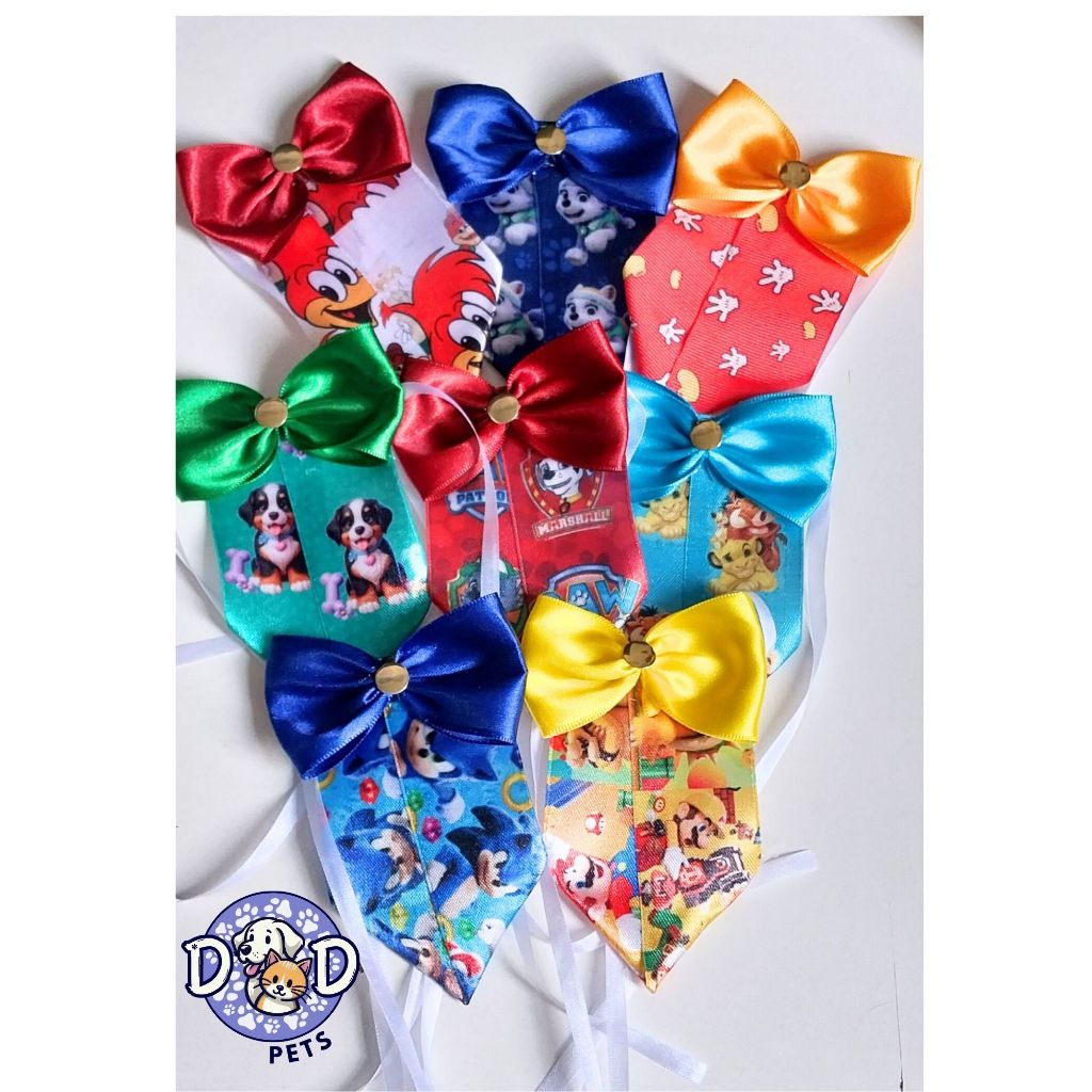 KIT COM 20/30/60UNIDADES  GRAVATA PET