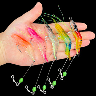 Isca artificial camarão com anzol Tucunaré Robalo Corvina em Oferta na Shopee