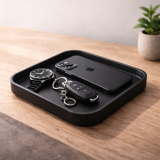 Bandeja Porta Chaves e Celular - Organização Prática com Design Moderno em Oferta na Shopee