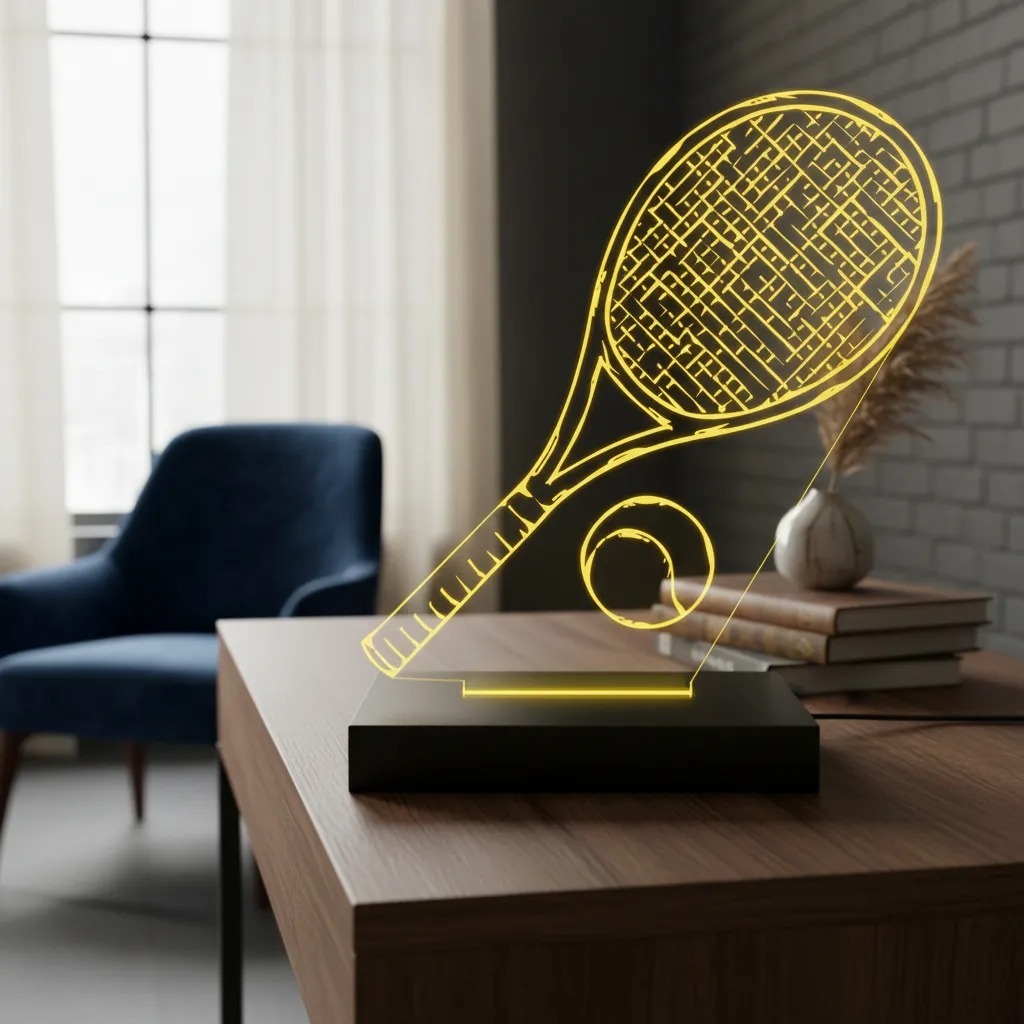 Luminária Led 3d | Tenis Esporte Abajur Presente Criativo Decoração